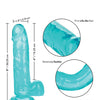 Size Queen 6" Dildo - Blue
