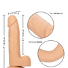 Size Queen 6" Dildo - Ivory