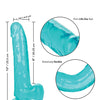 Size Queen 8" Dildo - Blue