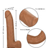 Size Queen 8" Dildo - Brown