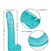 Size Queen 10" Dildo - Blue