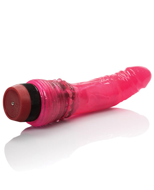 Hot Pinks Curved Jelly Vibrating 6.5