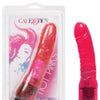 Hot Pinks Curved Jelly Vibrating 8" Dildo