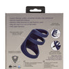 Viceroy Rechargeable Triple Cock Cage - Navy