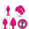 Cheeky Gems 3 pc Plug Set - Pink