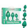 Cheeky Gems 3 pc Plug Set - Green