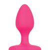 Cheeky Gems Medium Rechargeable Vibrating Probe - Pink