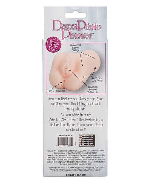 Devon's Private Pleasures Stroker - Ivory