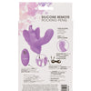Venus Butterfly Silicone Remote Rocking Penis - Purple