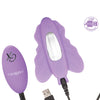 Venus Butterfly Silicone Remote Rocking Penis - Purple