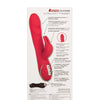 Jack Rabbit Signature Heated Silicone Ultra-Soft Rabbit - Red