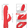Jack Rabbit Signature Heated Silicone Ultra-Soft Rabbit - Red