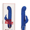 Jack Rabbit Signature Heated Silicone Thrusting G Rabbit - Blue