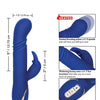 Jack Rabbit Signature Heated Silicone Thrusting G Rabbit - Blue