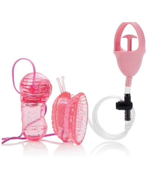 Intimate Pumps Butterfly Clitoral Pump - Pink