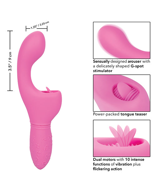Rechargeable Butterfly Kiss Flicker - Pink