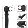 Optimum Power Masturwand Vibrating Stroker - Black
