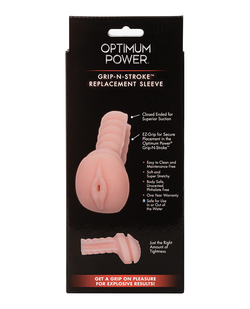 Optimum Power Grip N Stroke Replacement Sleeve - Ivory