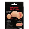 Stroke It Dual Entry Pussy & Ass - Ivory