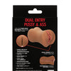 Stroke It Dual Entry Pussy & Ass - Brown
