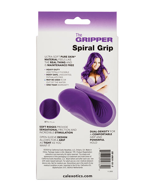 The Gripper Spiral Grip - Purple