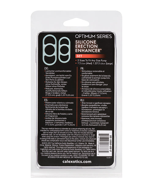 Silicone Erection Enhancers - Pack of 2 White