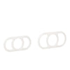 Silicone Erection Enhancers - Pack of 2 White