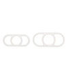 Silicone Erection Enhancers - Pack of 2 White