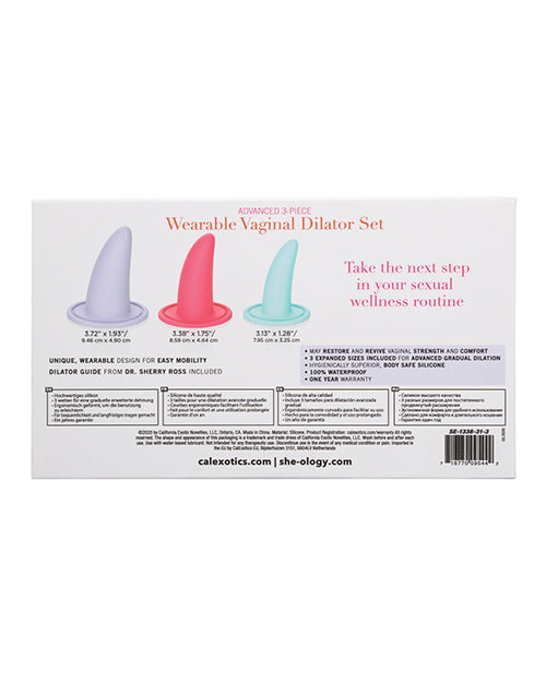 She-ology Advanced Wearable Vaginal Dilator - 3 Piece Set
