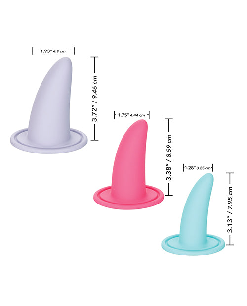 She-ology Advanced Wearable Vaginal Dilator - 3 Piece Set
