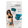 Furplay Harness & Mask - Blue
