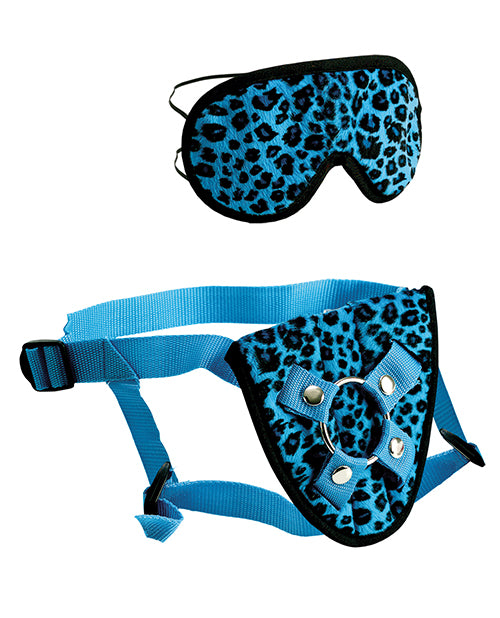 Furplay Harness & Mask - Blue