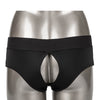 Her Royal Harness Backless Brief 2XL/3XL - Black