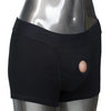 Packer Gear Boxer Brief Harness XL/2XL - Black