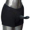 Packer Gear Boxer Brief Harness XL/2XL - Black