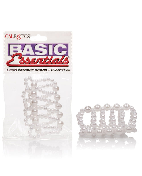Basic Essentials Pearl Stroker Beads Large
