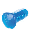 Basic Essentials Beaded Masturbator - Blue