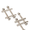Nipple Grips Crossbar Nipple Vices - Silver