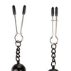 Nipple Grips Weighted Tweezer Nipple Clamps  -Silver