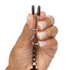 Nipple Grips Weighted Tweezer Nipple Clamps  -Silver
