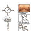 Nipple Grips 4-Point Nipple Press with Bells - Silver