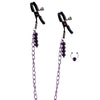Nipple Play Purple Chain Nipple Clamps