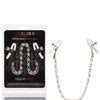 Nipple Play Crystal Nipple Clamps - Clear