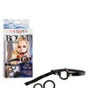 Bound by Diamonds Open Ring Gag - Black