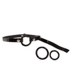 Bound by Diamonds Open Ring Gag - Black