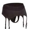 Boundless Thong w/Garter 2L/3XL - Black