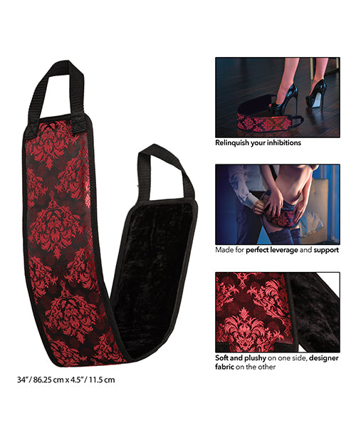 Scandal Position Strap - Black/Red