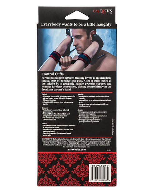 Scandal Control Cuffs - Black/Red