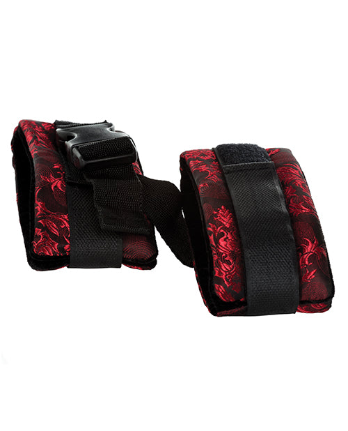 Scandal Control Cuffs - Black/Red
