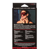 Scandal Black Out Eyemask -  Black/Red